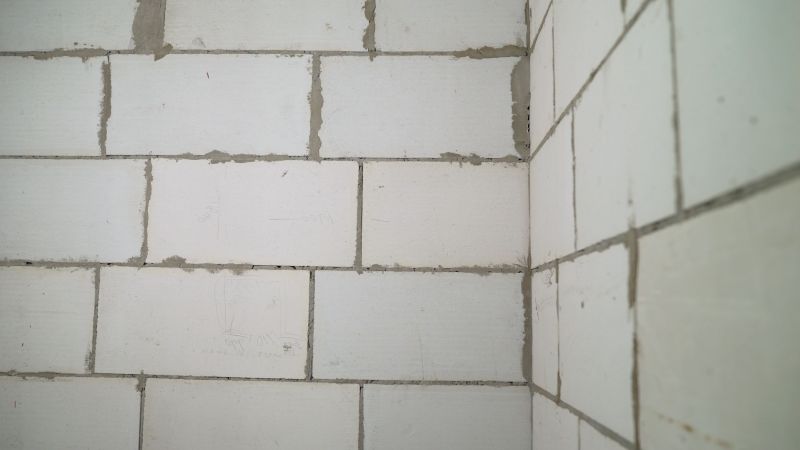 Repaired Brick Section